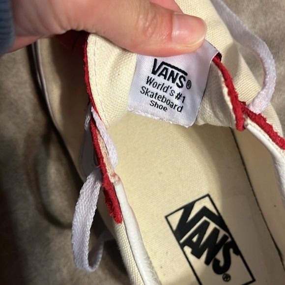 Vans Retro Sport- Suede Racing Red classic white sneakers size 6 - Picture 8 of 13